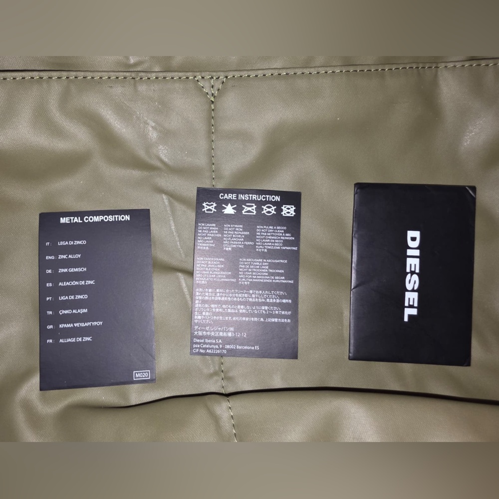 Diesel Khaki Men's Messenger Bag - Picture 14 of 16